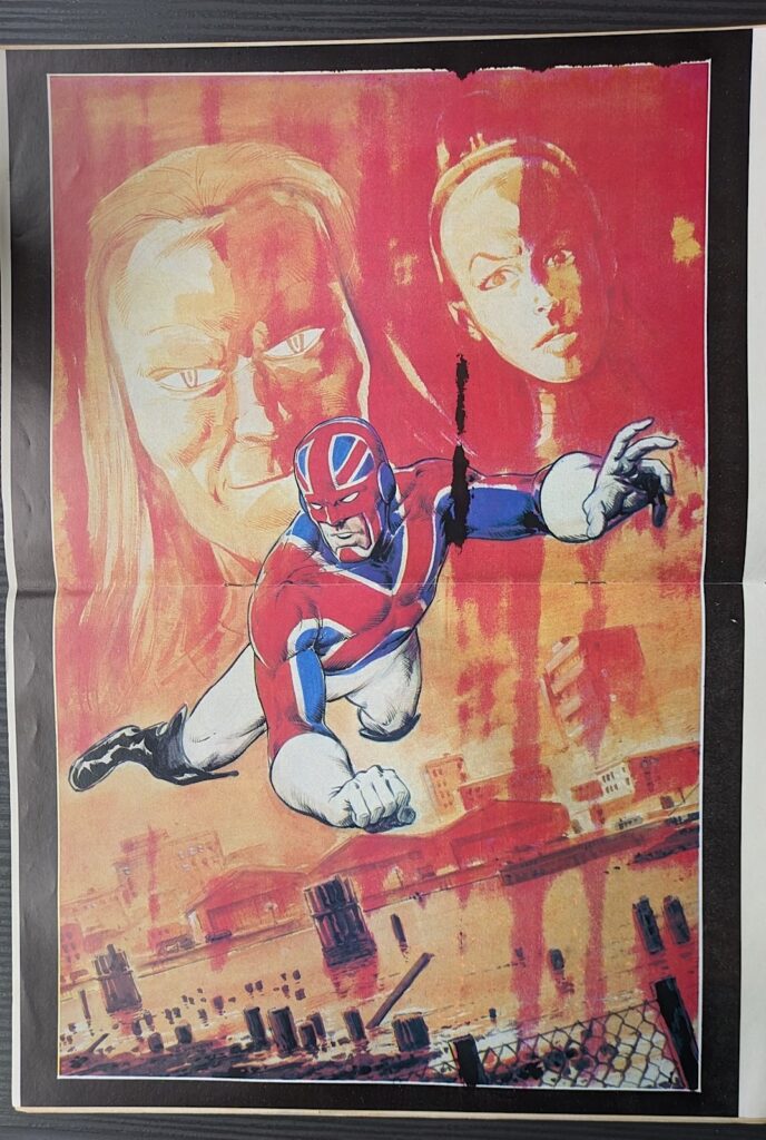 Marvel UK Captain Britain Poster