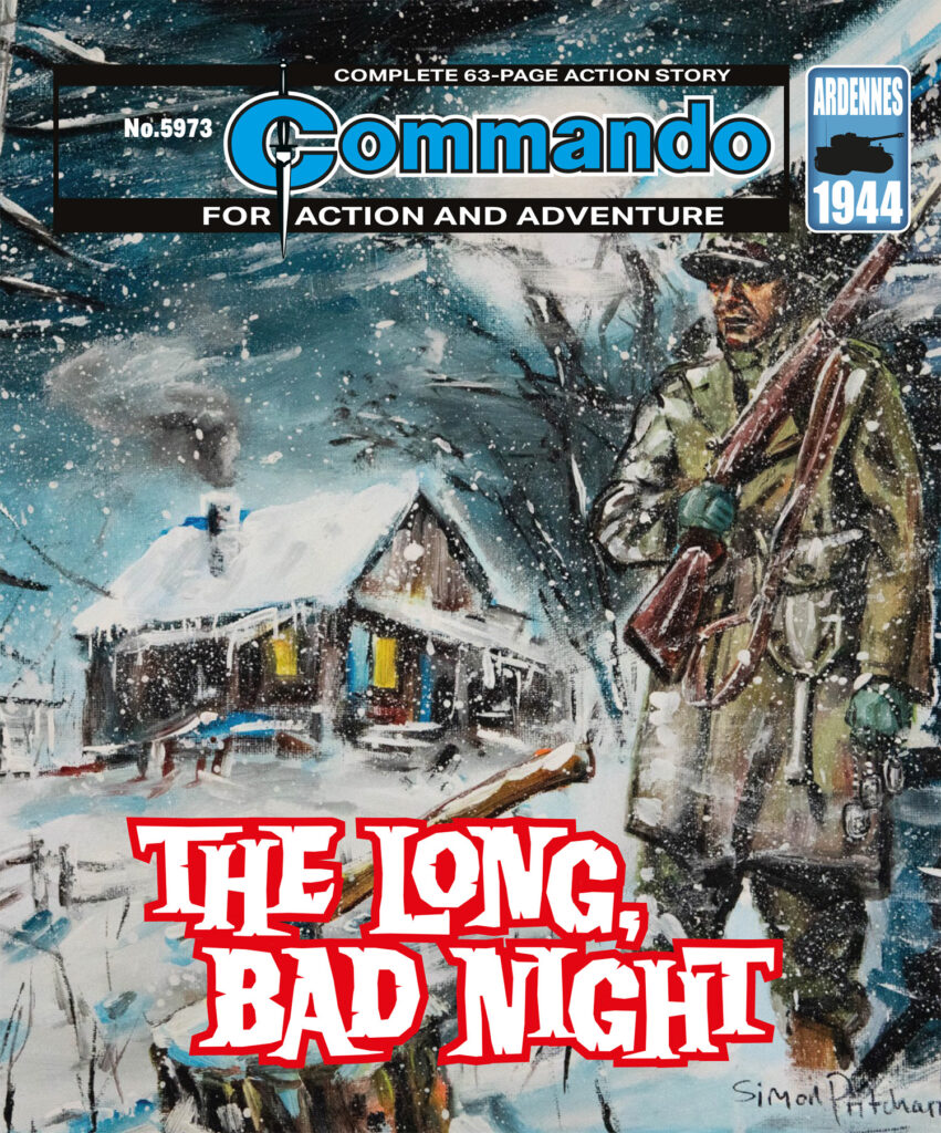 Commando 5973 (For Action and Adventure): The Long, Bad Night Story: Sean Mason | Internal Art: Vicente Alcazar | Cover Art: Simon Pritchard