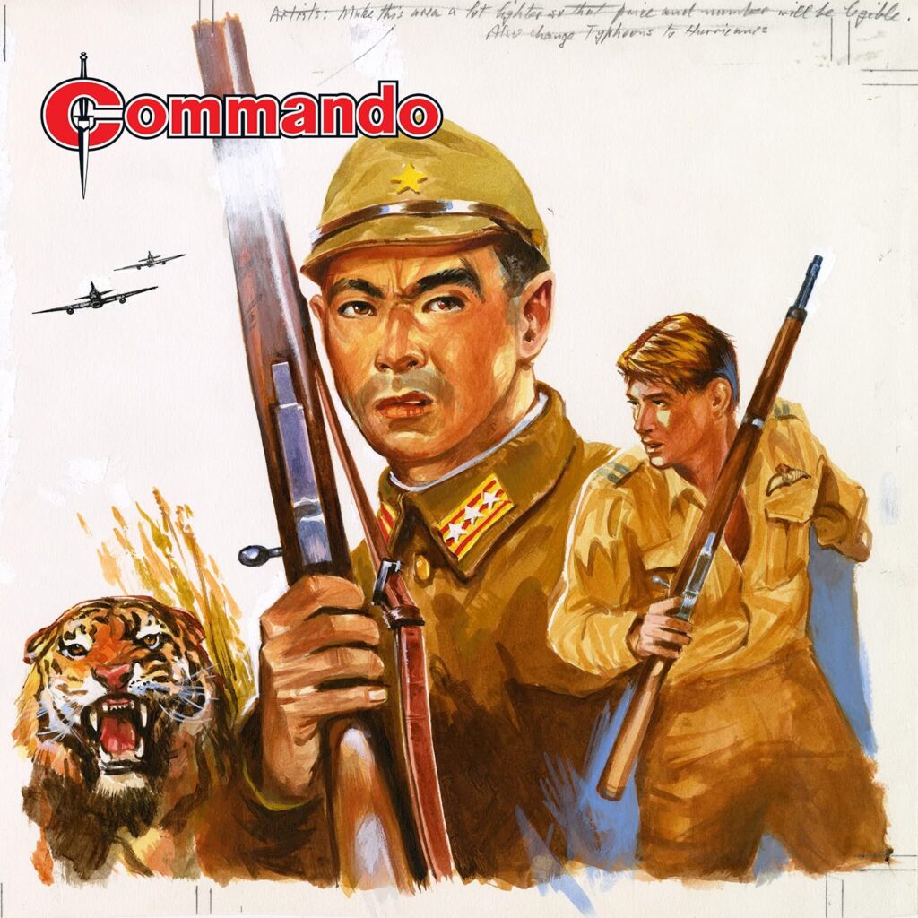 Commando 5974 (Silver): Caught In The Trap Story: McDevitt | Internal Art: Ibanez | Cover Art: Ron Brown First published 1985 as No. 1881