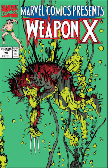 Marvel Comics Presents #73 - cover by Barry Windsor-Smith