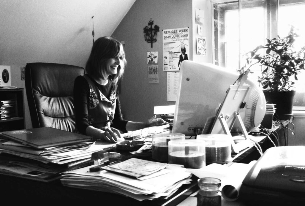 Sue Grant, photographed in her office in 2009. Photo by Kim Ayres | Used with kind permission