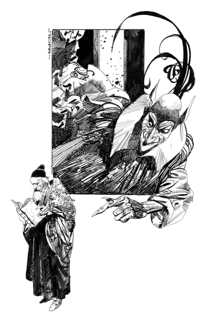 Art by Sergio Toppi