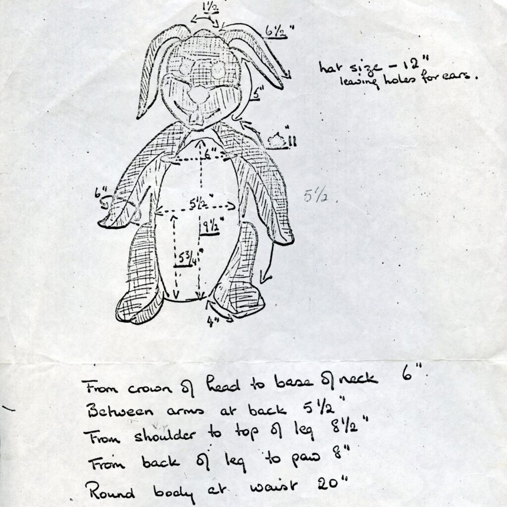 Early Gus Honeybun design 