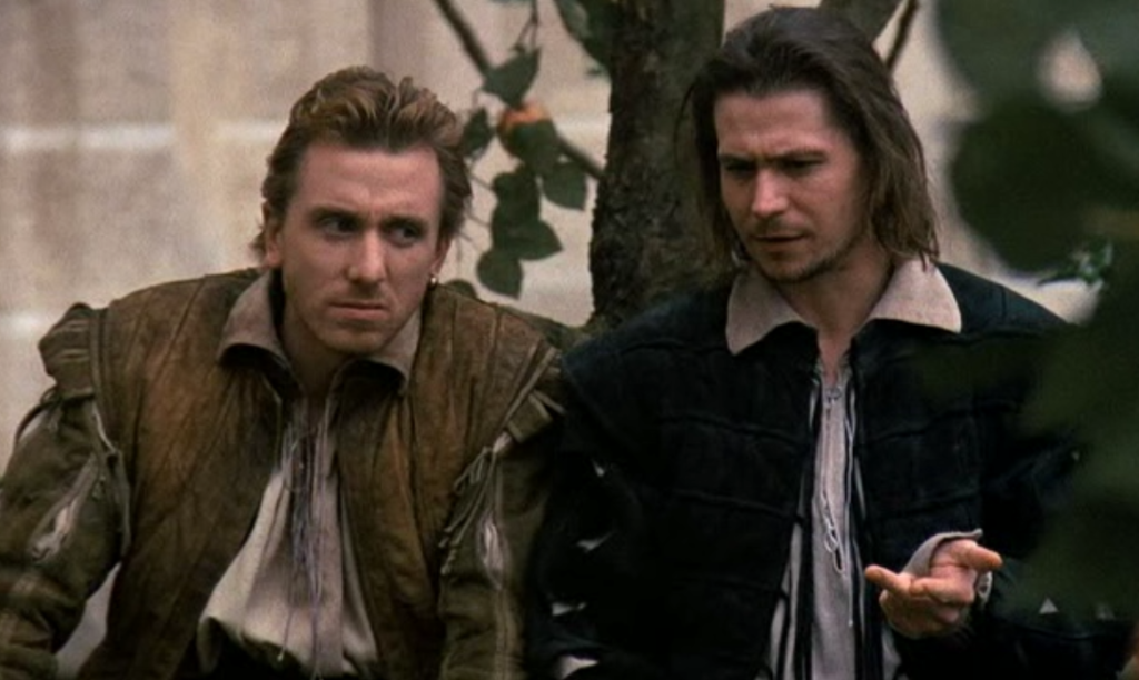 Rosencrantz and Guildestern Are Dead (1990) starring Tim Roth and Gary Oldman