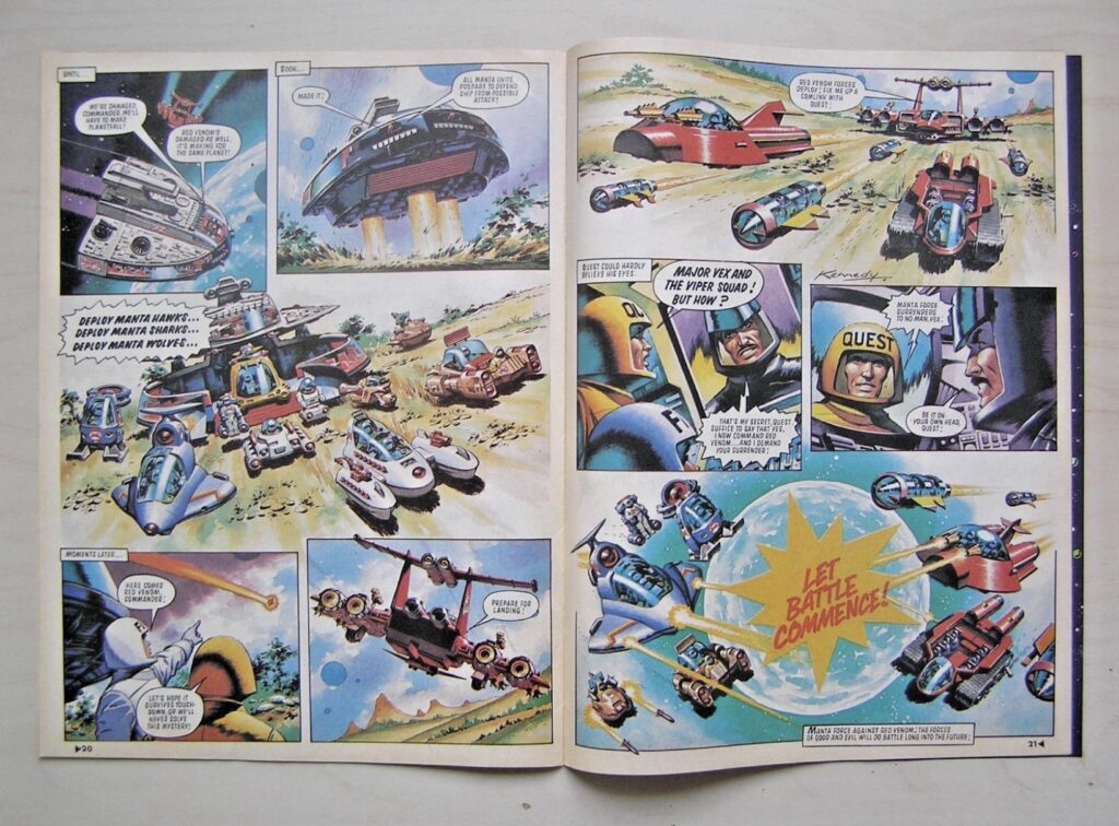 Manta Force Winter Special (Marvel UK, 1989) - Art by Ian Kennedy