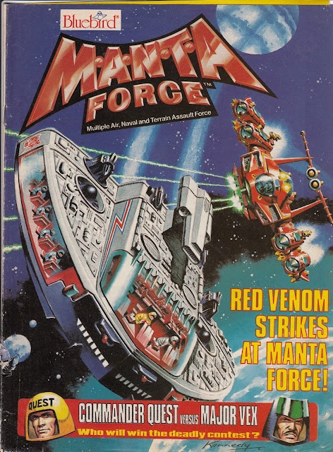 Manta Force Bluebird Comic 