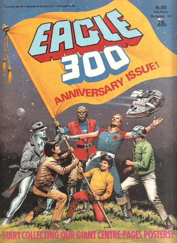 Eagle Issue 300 - cover by Ian Kennedy 