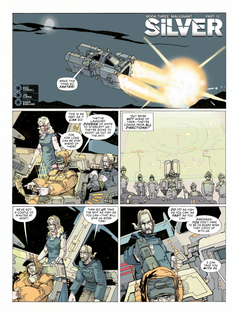 2000AD Prog 2486 - SILVER // MALIGNANT By Mike Carroll (Writer) Joe Currie (Artist) Simon Bowland (Letterer)
