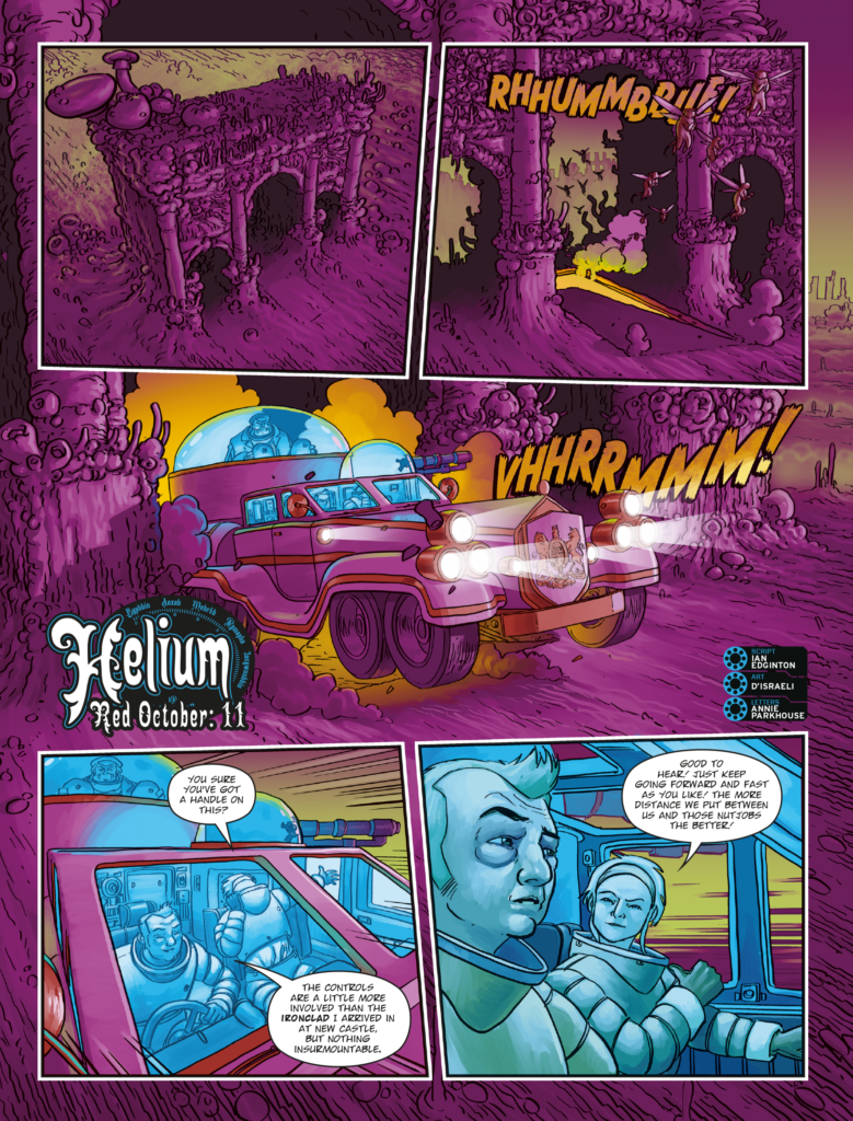 2000AD Prog 2486 - HELIUM // RED OCTOBER By Ian Edginton (Writer) D'Israeli (Artist) Annie Parkhouse (Letterer)
