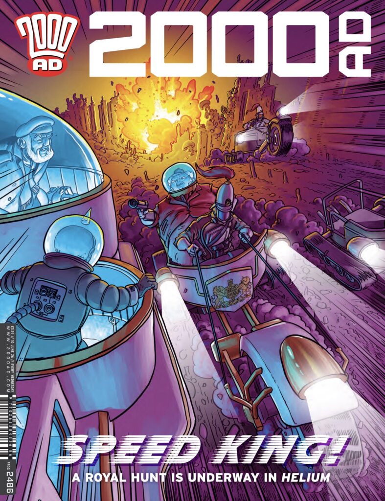 2000AD Prog 2486 - cover by D’Israeli