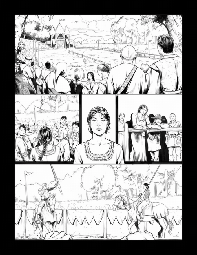Parallel Truths: First Knight by Connie Brockway & Álvaro Sarraseca