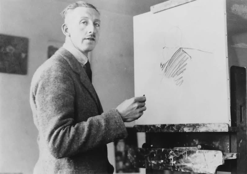 Artist John Millar Watt (14th October 1895 – 13th December 1975)