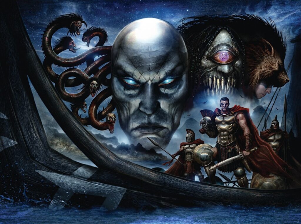 Odysseus - In Defiance of the Gods - Variant Cover art by Clint Langley