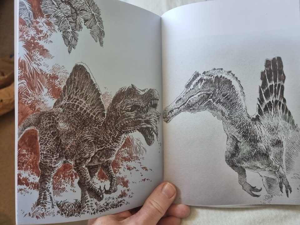 Dinosaur Drawings by Steve White - Sample Pages