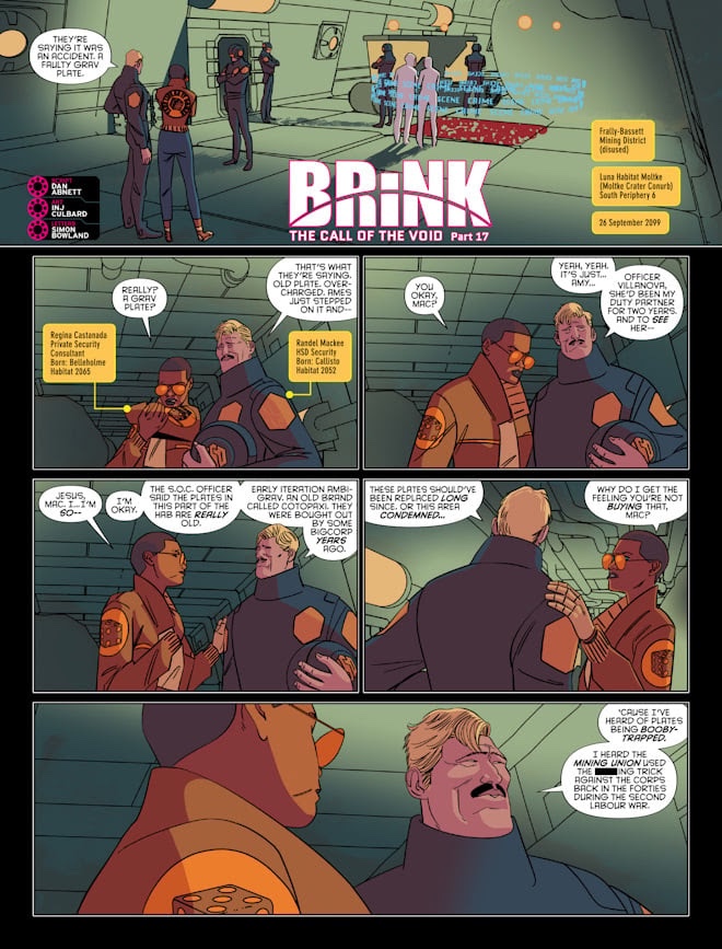2000AD Prog 2488 - BRINK // THE CALL OF THE VOID By Dan Abnett (Writer) INJ Culbard (Artist) Simon Bowland (Letterer)