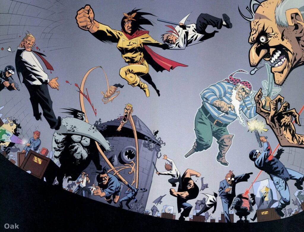 Jailbreak! from Albion #6, art by Shane Oakley