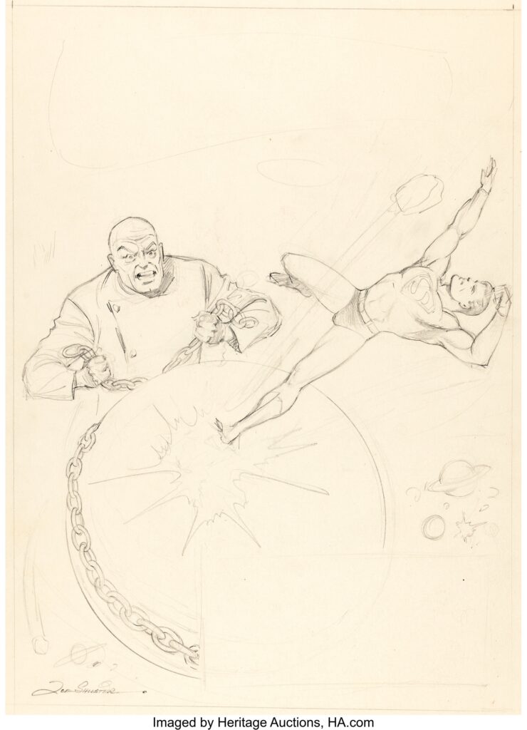 Joe Shuster Superman #43 Complete 13-Page Story Preliminaries Original Art (DC, 1946)