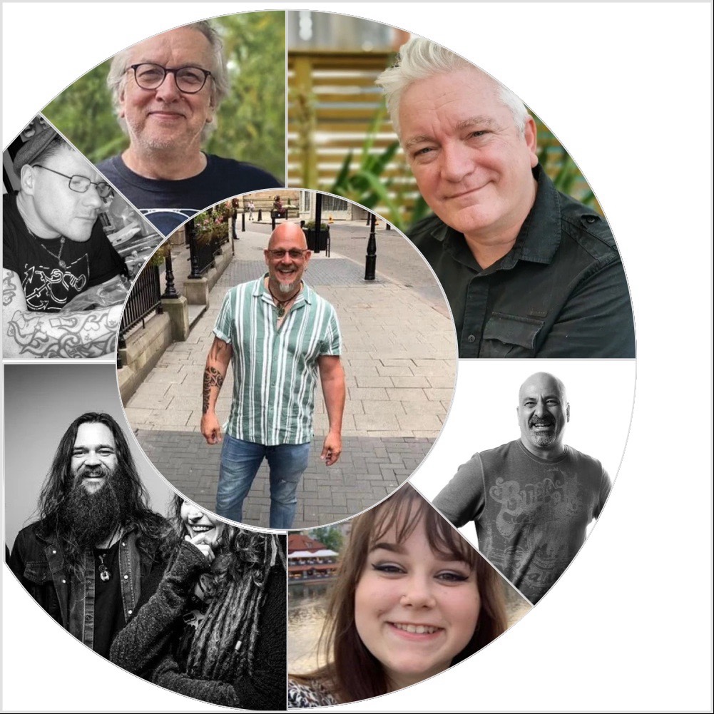 DC Comics former Editor-in-Chief Dan DiDio, plus artists Mike Perkins, Barry Kitson, Liam Sharp, Matylda McCormack-Sharp, and legendary local tattooists Ben Stone and Henry John, the latter also singer/songwriter for Beggar’s Bliss