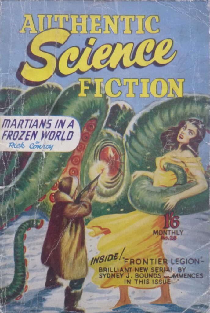 Authentic Science Fiction No. 26, featuring the work of Sydney J. Bounds