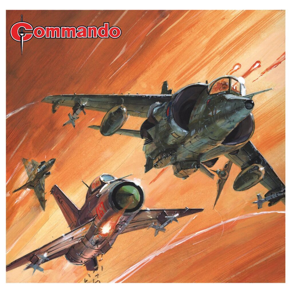 Commando 5975 (Home of Heroes): Harrier Squadron: Ghost Flight Story: James Swallow | Internal Art: Esteve Polls | Cover Art: Keith Burns