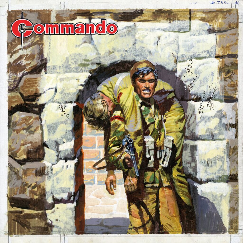 Commando 5976 (Gold): Assassin! Story: Gentry | Internal Art: V. Fuente | Cover Art: Penalva First published 1972 as No.620