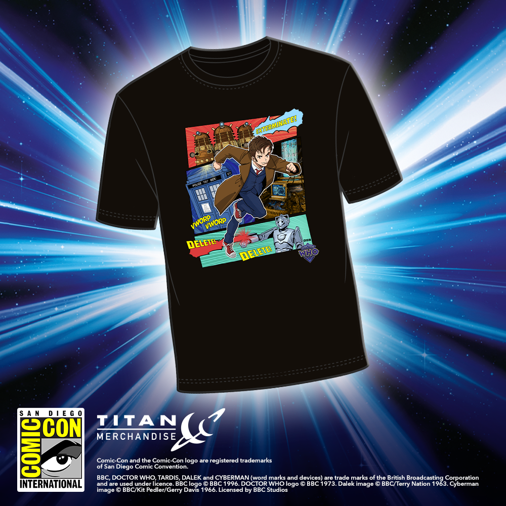 Doctor Who: Tenth Doctor Manga T-Shirt

