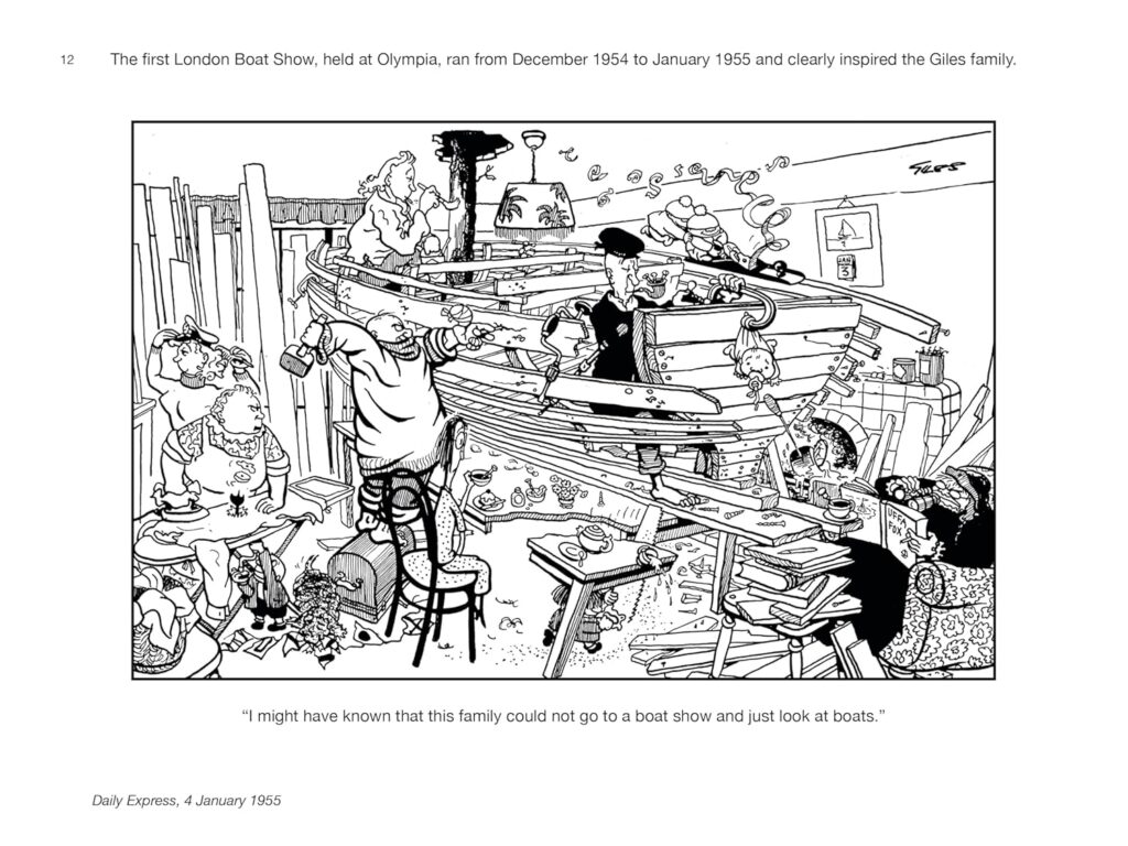 Giles The Collection 2027- Sample Cartoon, first published 4th January 1955