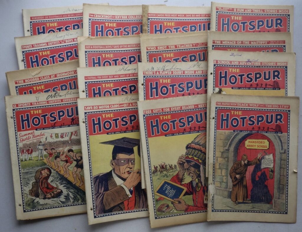 Hotspur story paper Nos. 19-44 (1934) January - June
