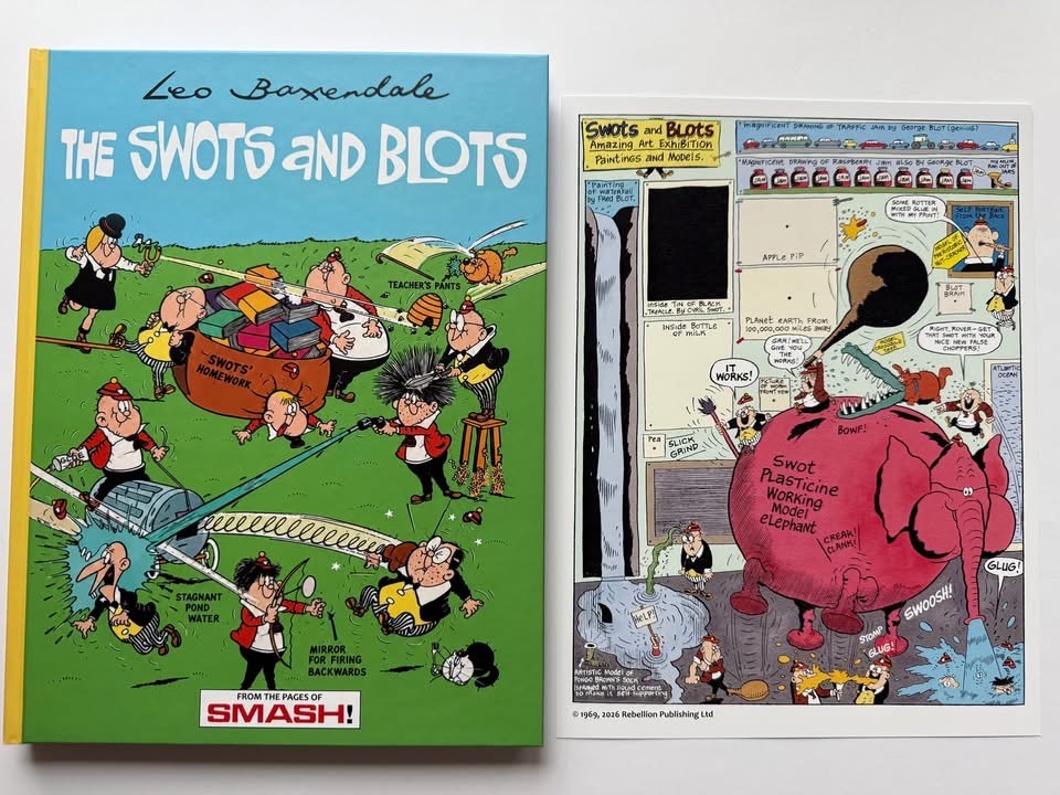 The Swots and the Blots by Leo Baxendale - Hardback Edition With Free Print