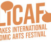 LICAF Logo Lakes International Comic Art Festival (Orange, Final)