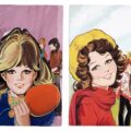 Original front cover artwork for Princess Tina by Purita Campos Original front cover artwork for Fleetway Publication’s girl’s comic Princess Tina by artist Purita Campos, published February 13th, 1971, gouache on boards, 45.5 x 35cms, unframed. (a pair)