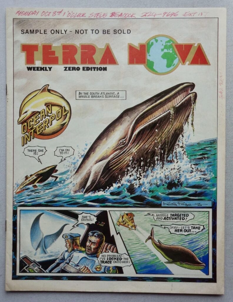 Terra Nova Issue Zero Sample Issue (Eco Publishing, 1983) - Cover