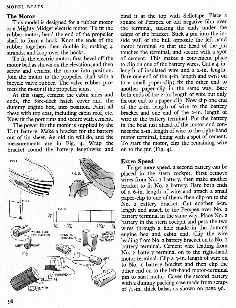 How to Build a Harbour Launch - Eagle Book of Hobbies 1958 - Guide