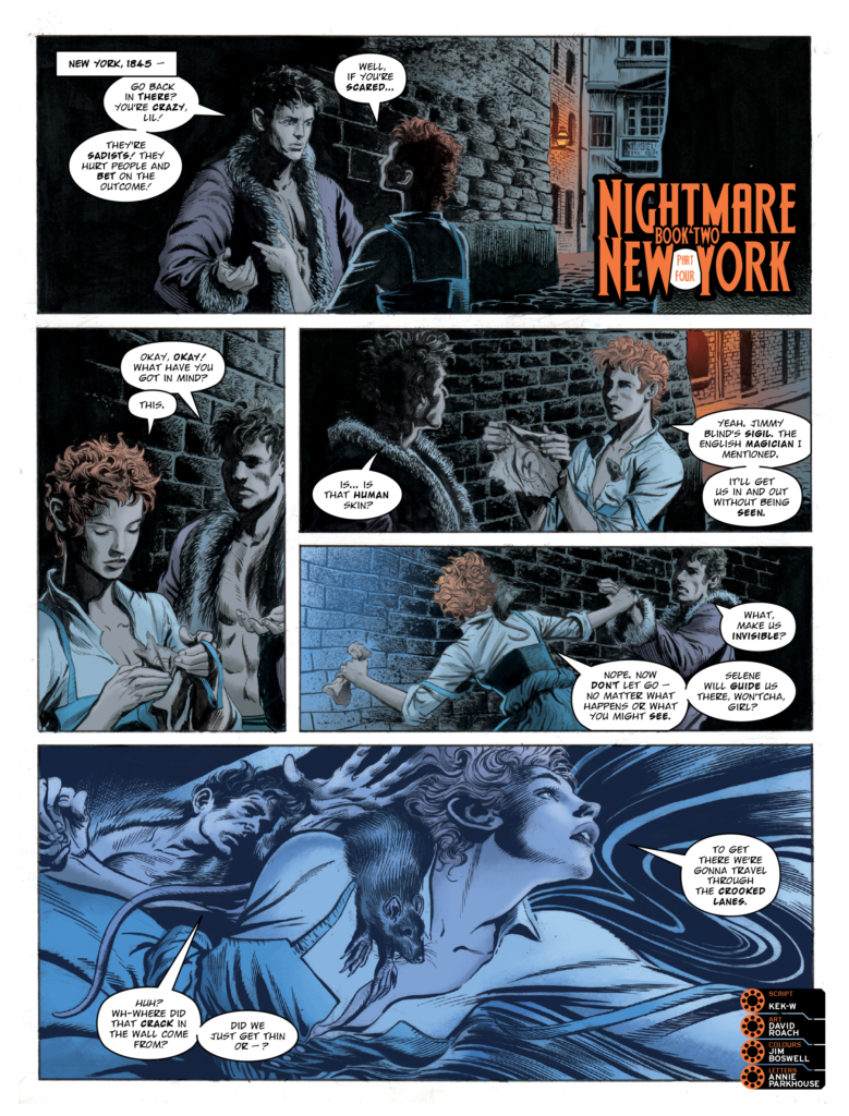 NIGHTMARE NEW YORK // BOOK TWO
By Kek-W (Writer) David Roach (Artist) Peter Doherty (Colourist) Annie Parkhouse (Letterer)