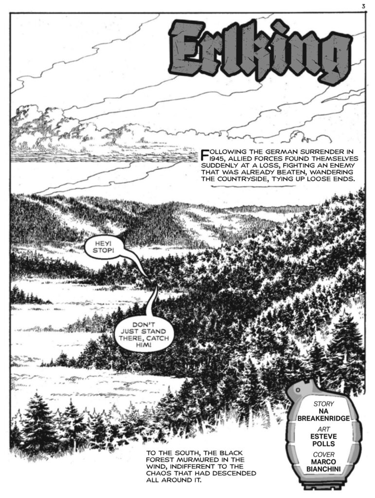 Commando 5977 (For Action and Adventure): Erlking
Story: NA Breakenridge | Internal Art: Esteve Polls | Cover Art: Marco Bianchini