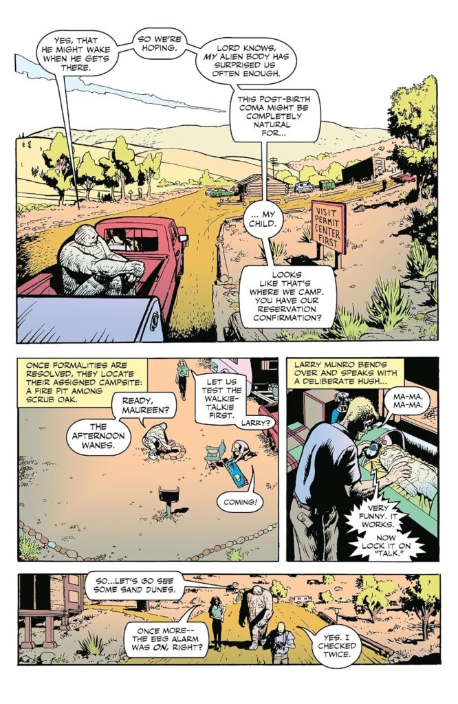 Concrete: Stars over Sand #1 Sample Page by Paul Chadwick