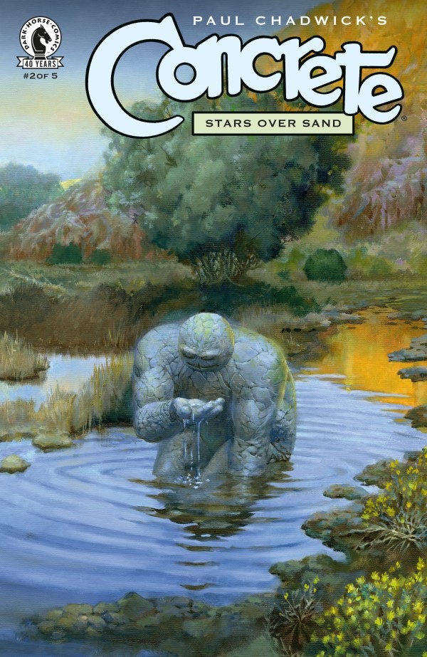 Concrete: Stars over Sand #2 Cover by Paul Chadwick