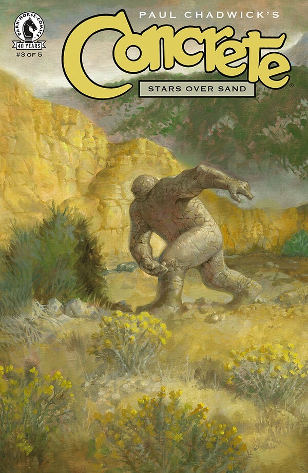 Concrete: Stars over Sand #3 Cover by Paul Chadwick