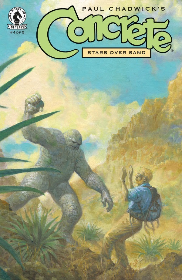 Concrete: Stars over Sand #4 Cover by Paul Chadwick
