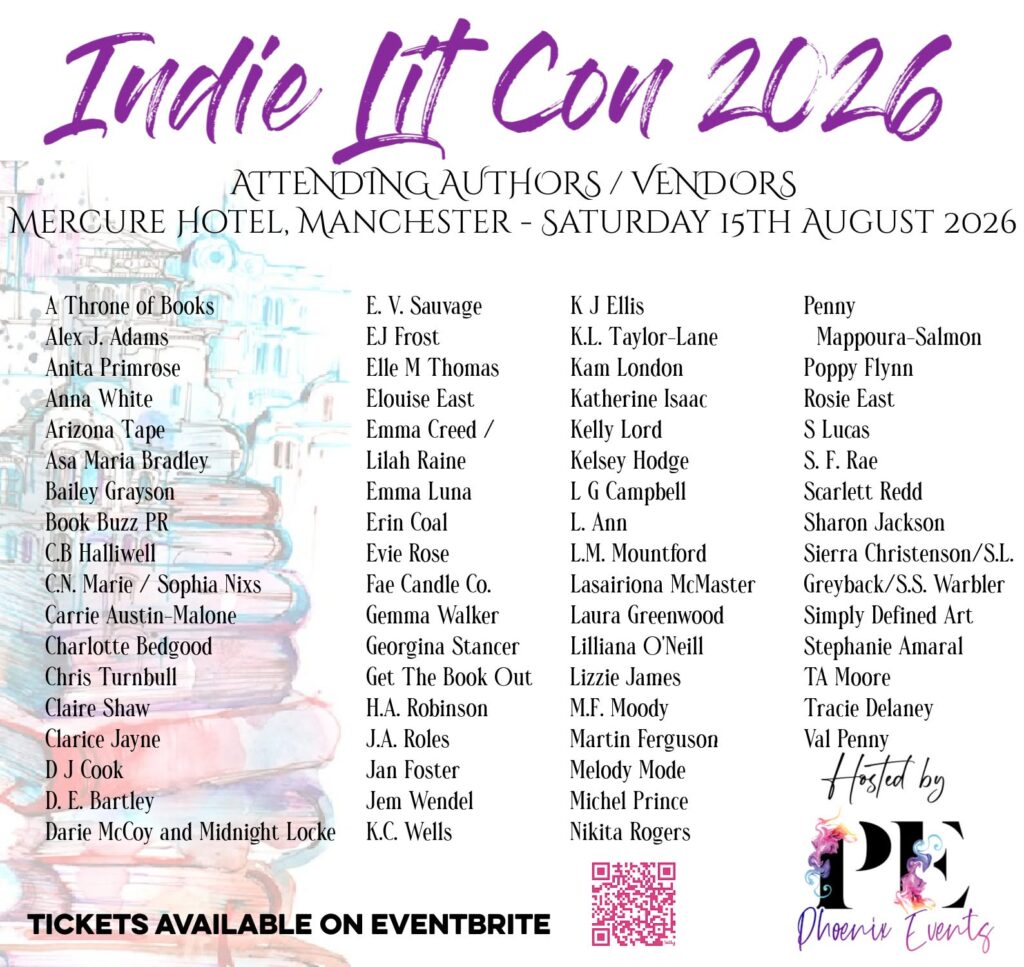 Indie Lit Con - Manchester 2026 - Guest Lineup 
