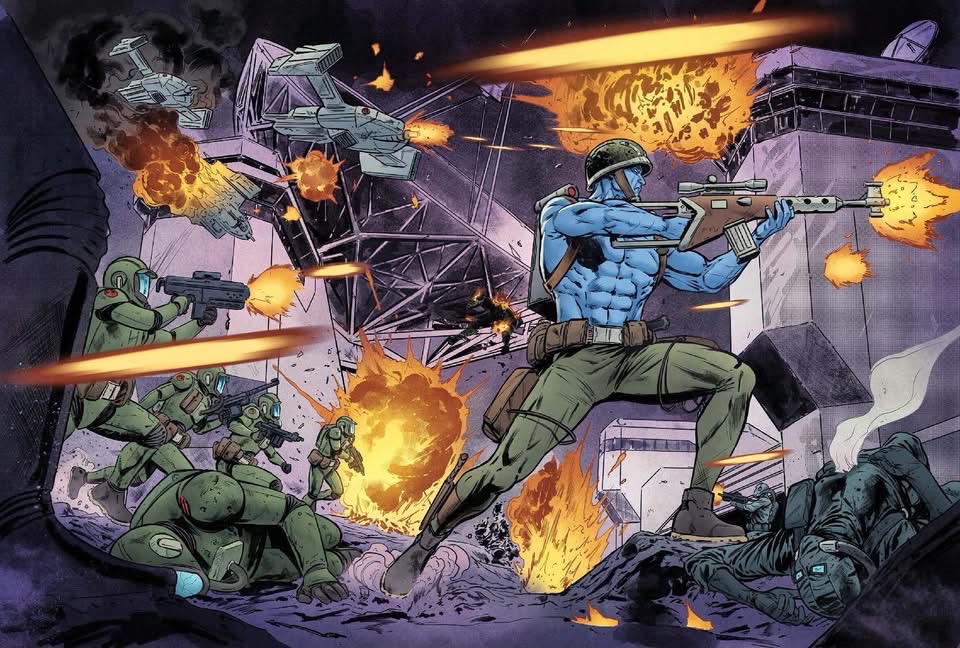 Rogue Trooper art by Neil Edwards