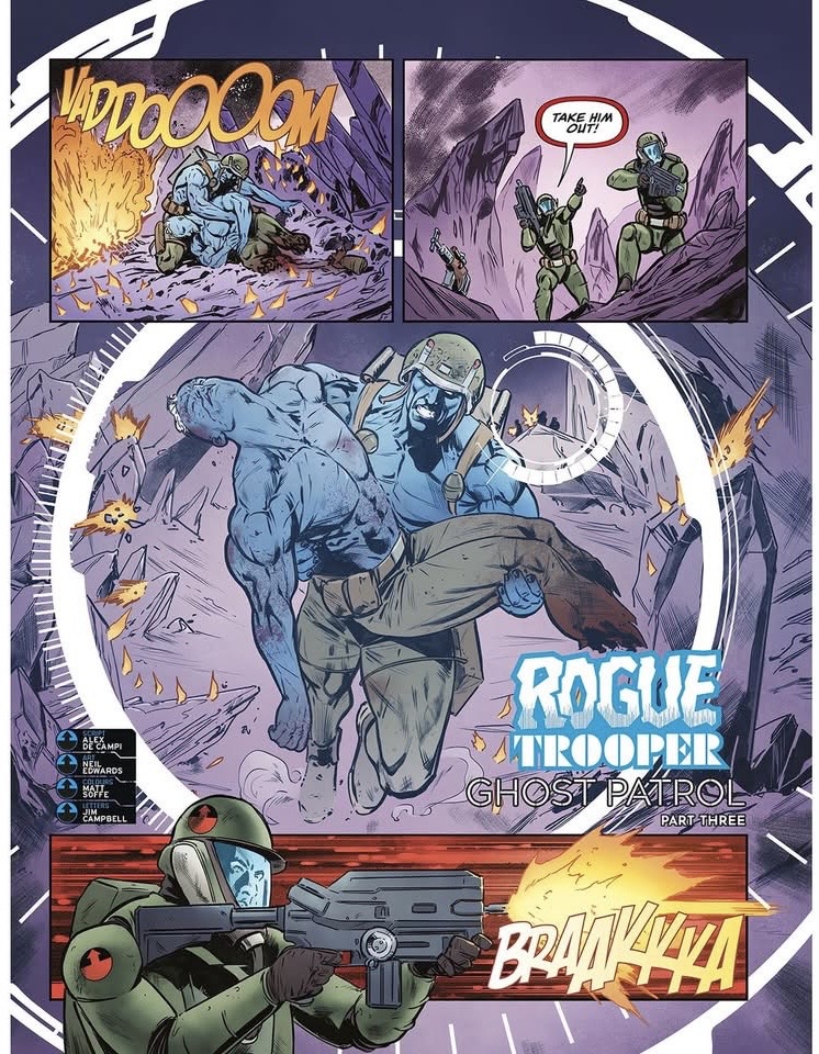 Rogue Trooper art by Neil Edwards