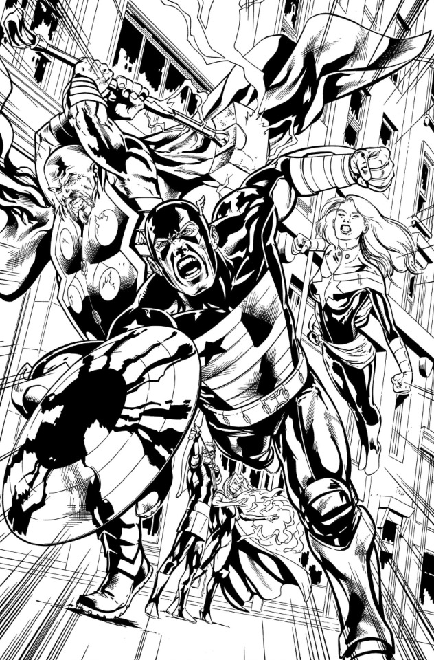 USAAgent and friends, art by Neil Edwards