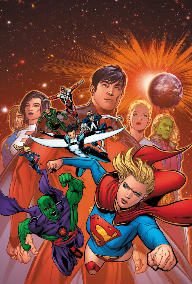 Justice League United Annual #1, published by DC Comics in 2014, art by Neil Edwards