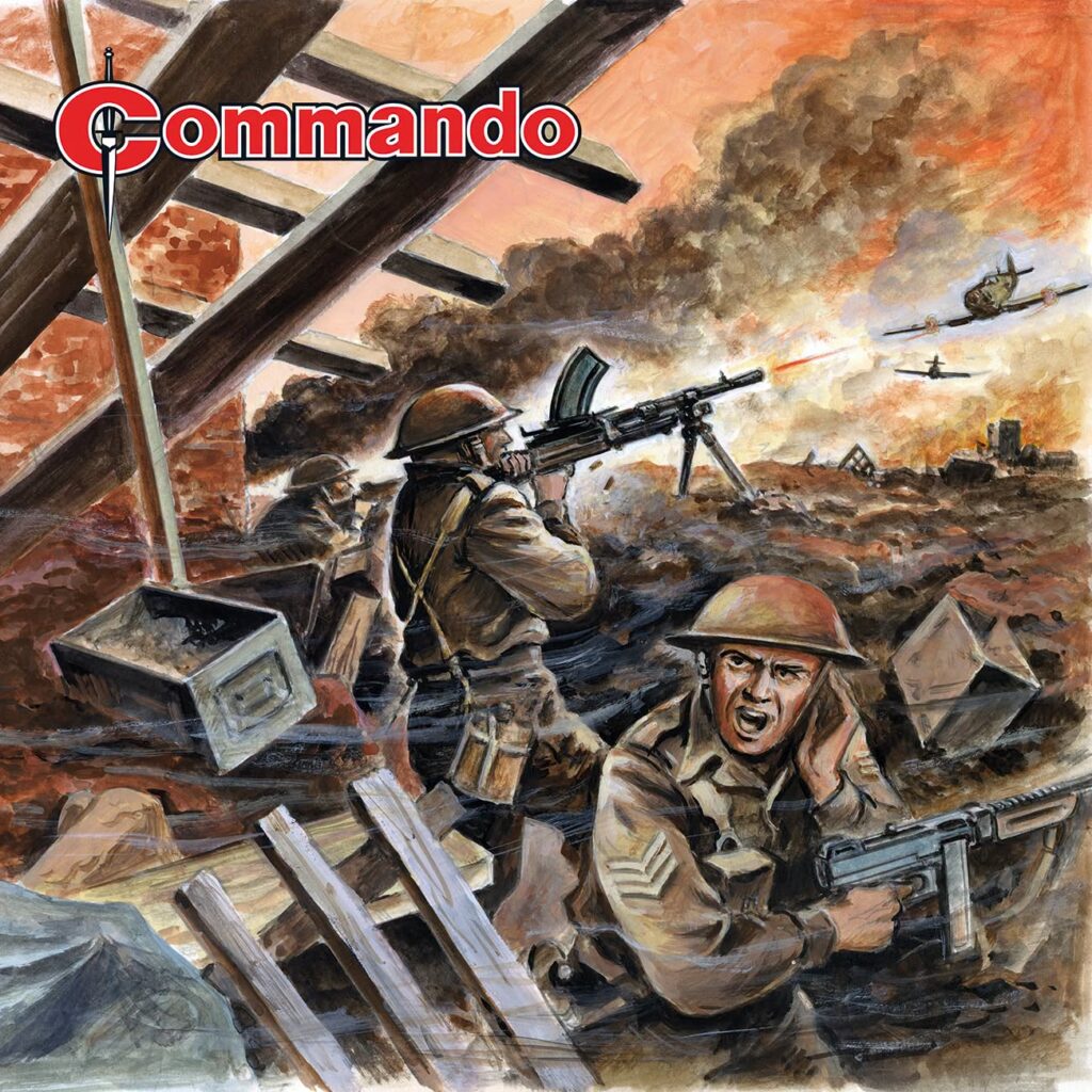 Commando 5982 (Silver): Heroes and Cowards Story: C. G. Walker | Internal Art: Ruiz | Cover Art: Philpott First published 1985 as No. 1885