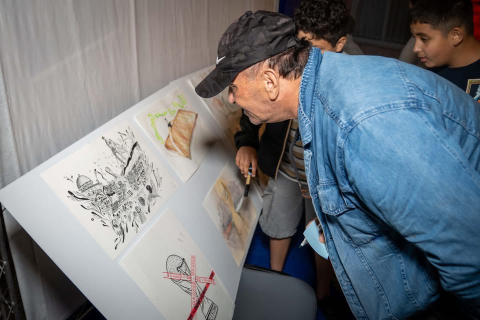 Work from Qusasat 2026 on display. Photo: Power Group