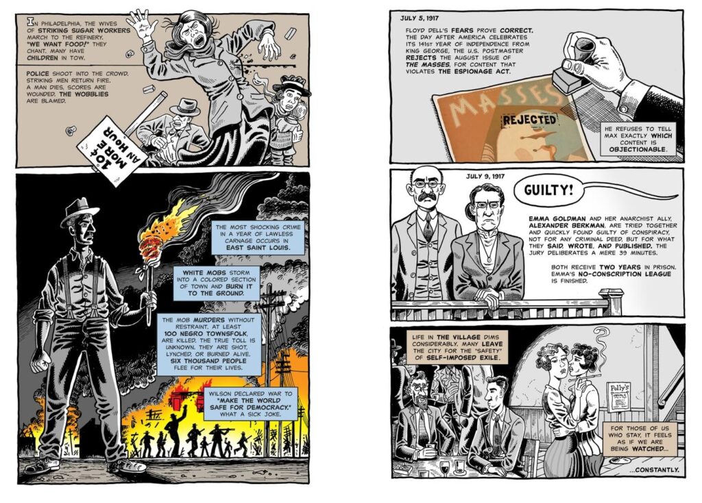 The Dissidents by Derf Backderf - Sample Art