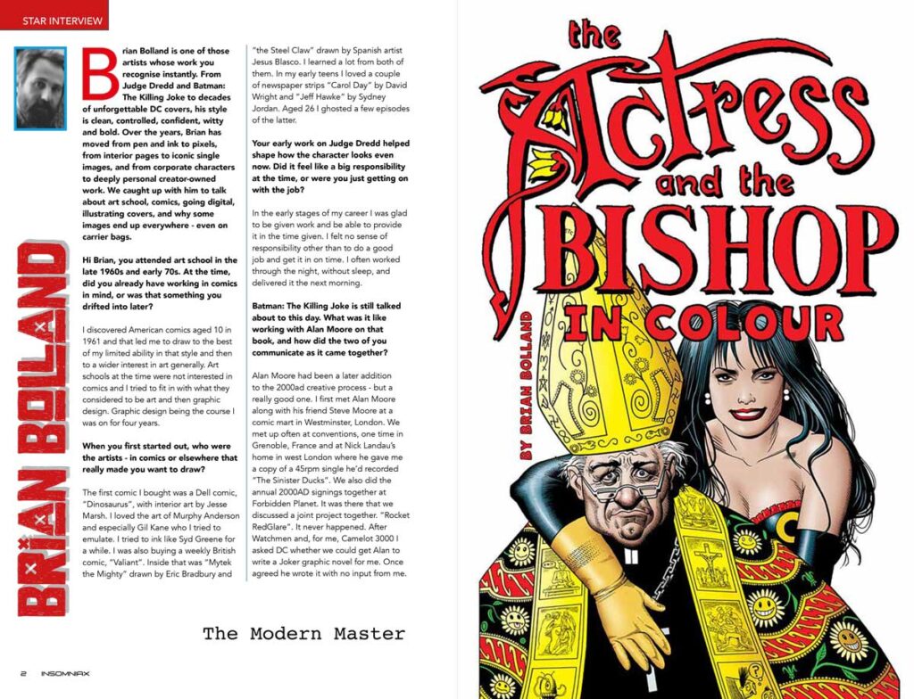 INSOMNIAX Magazine #1 – Sample Spread