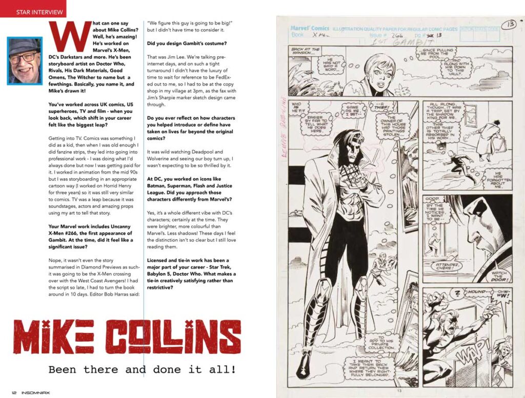 INSOMNIAX Magazine #1 – Sample Spread