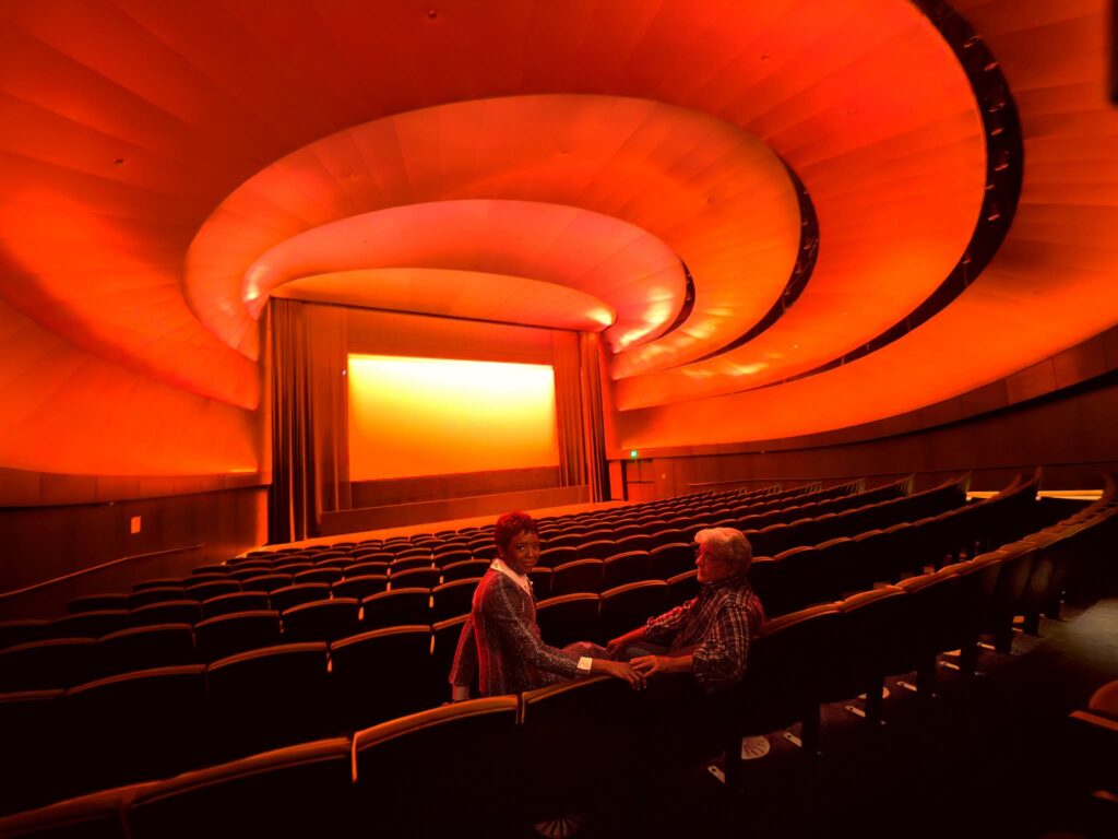 One of the two state-of-the-art theatres at Lucas Museum of Narrative Art | Image: Lucas Museum of Narrative Art